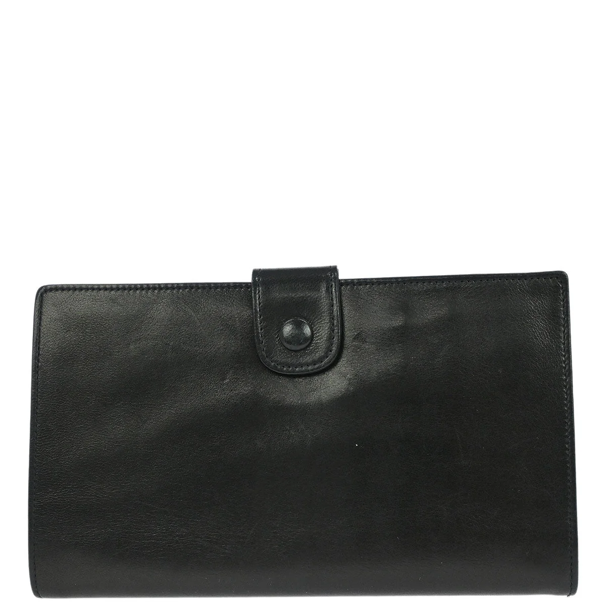 Chanel Black Lambskin Long Bifold Wallet - Image 2