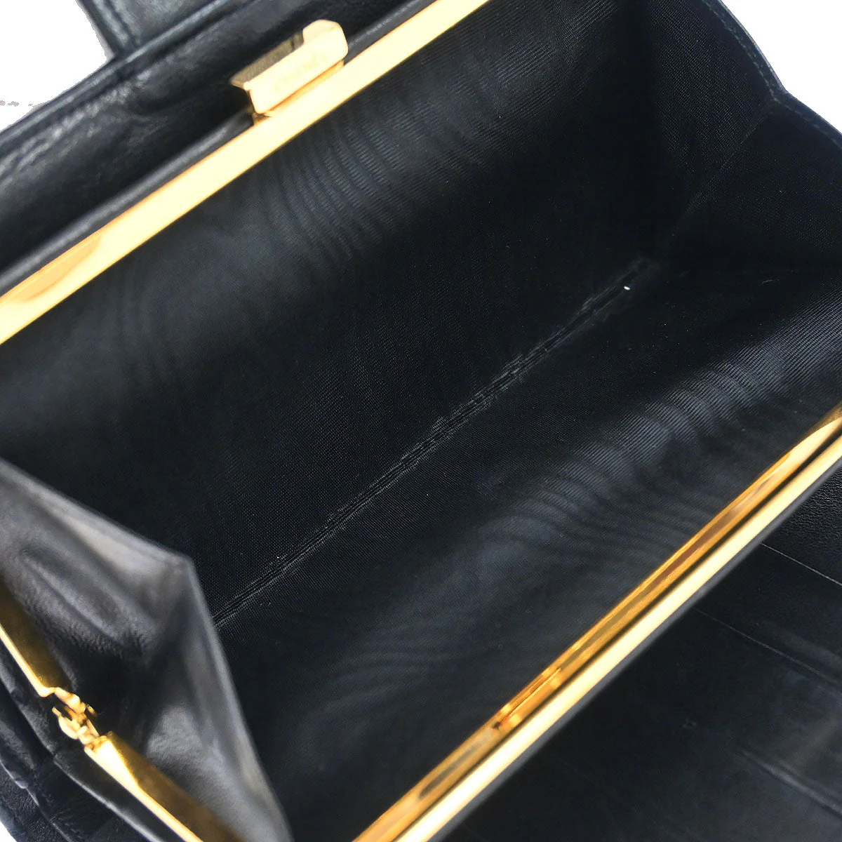 Chanel Black Lambskin Long Bifold Wallet - Image 5