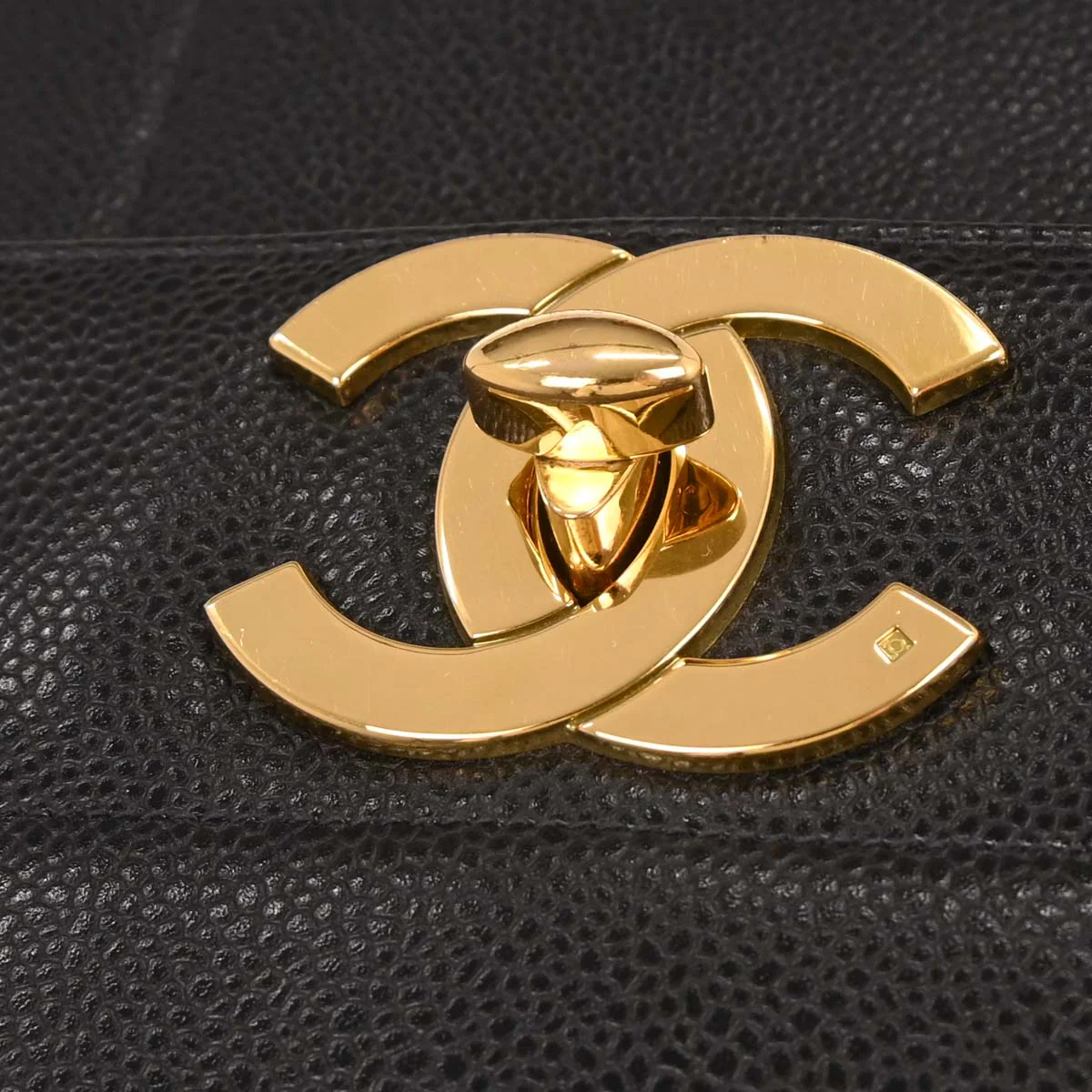 Chanel Black Caviar Mademoiselle Handbag - Image 4