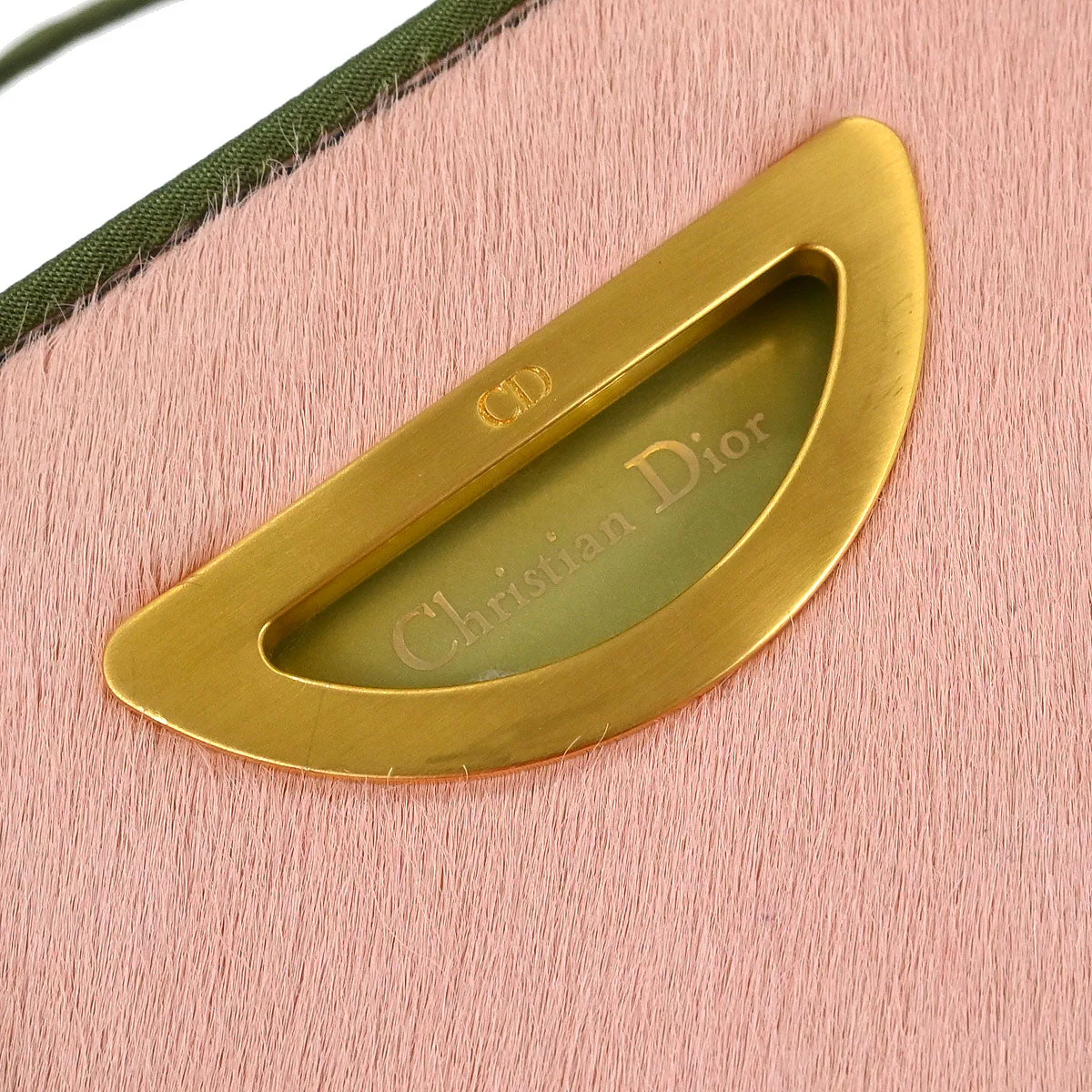 Christian Dior Pink Pony Hair Shoulder Bag - Image 3
