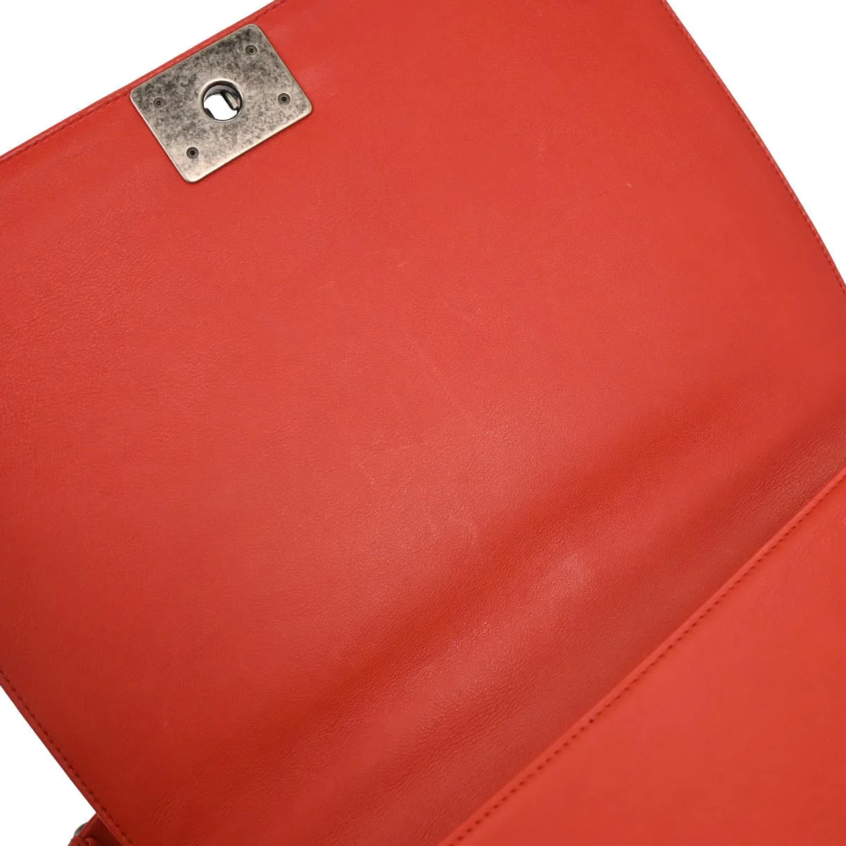 Boy Chanel 2013-2014 Red Calfskin Wild Stitch Large Shoulder Bag - Image 7