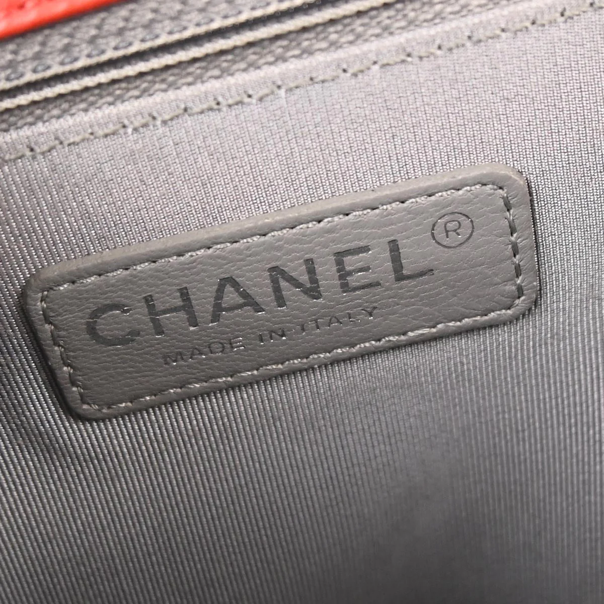 Boy Chanel 2013-2014 Red Calfskin Wild Stitch Large Shoulder Bag - Image 9