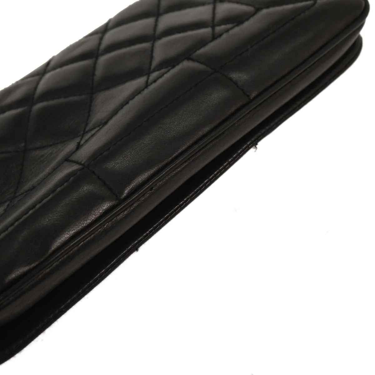 Chanel Black Lambskin Shoulder Bag - Image 4