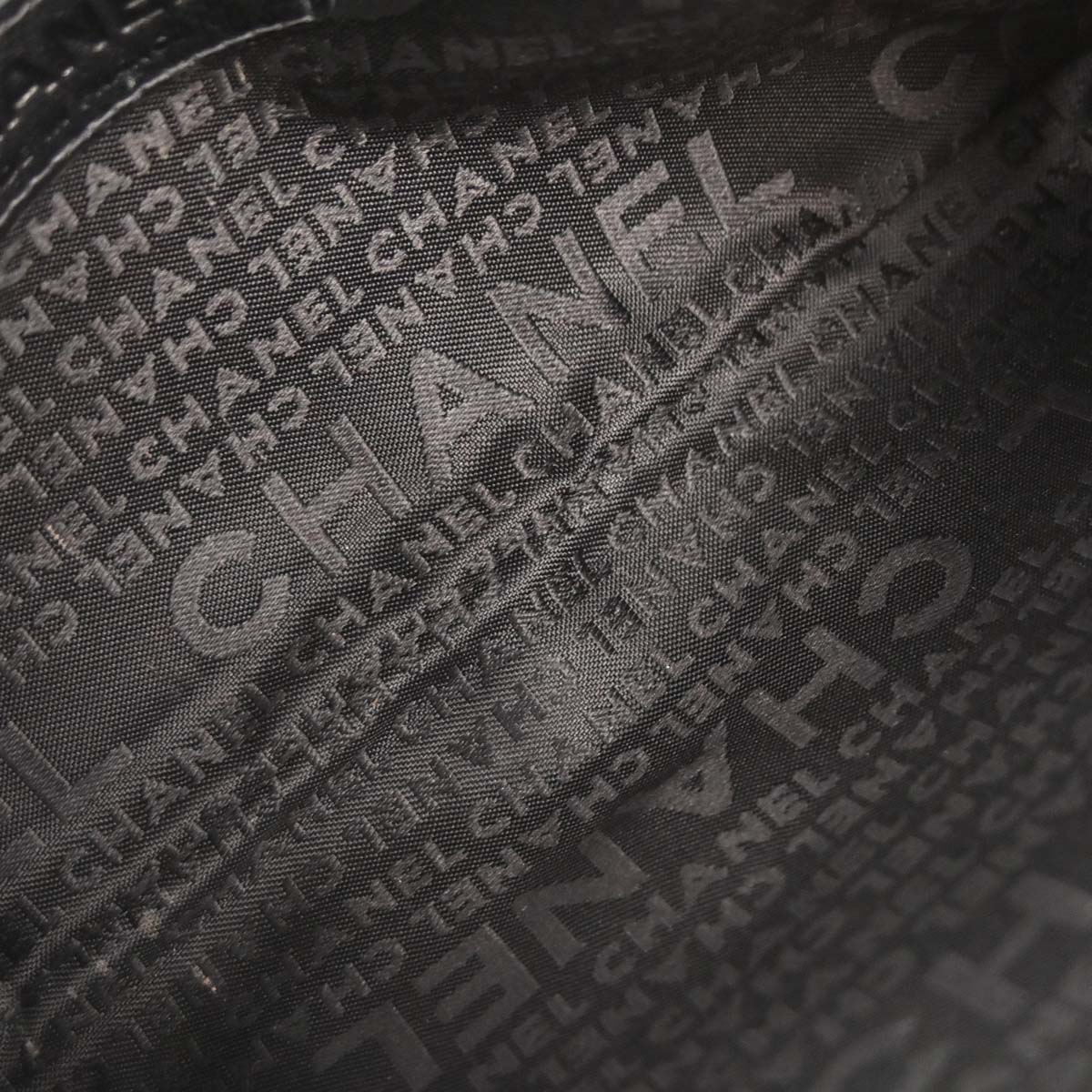 Chanel Black Lambskin Shoulder Bag - Image 7
