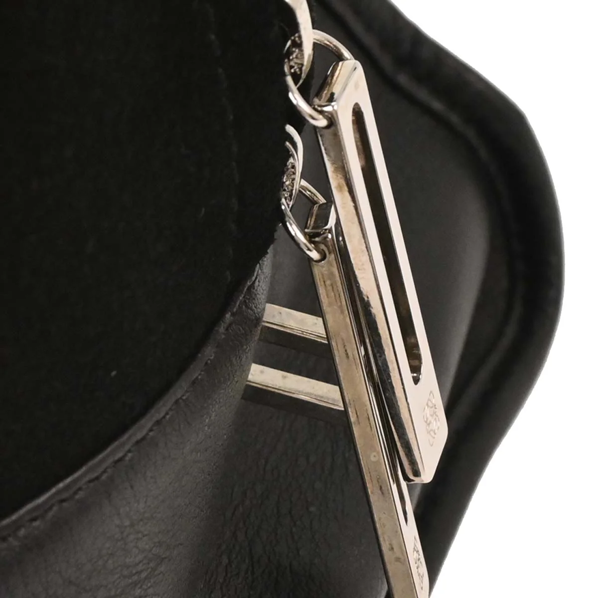 Loewe Black Suede Amazona 36 Handbag - Image 3