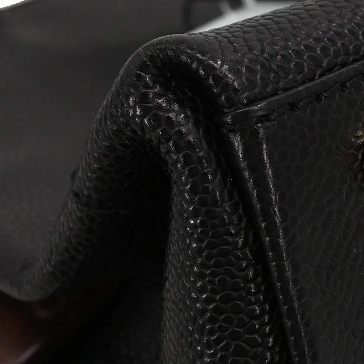 Chanel 2002-2003 Black Calfskin Tote Handbag - Image 3
