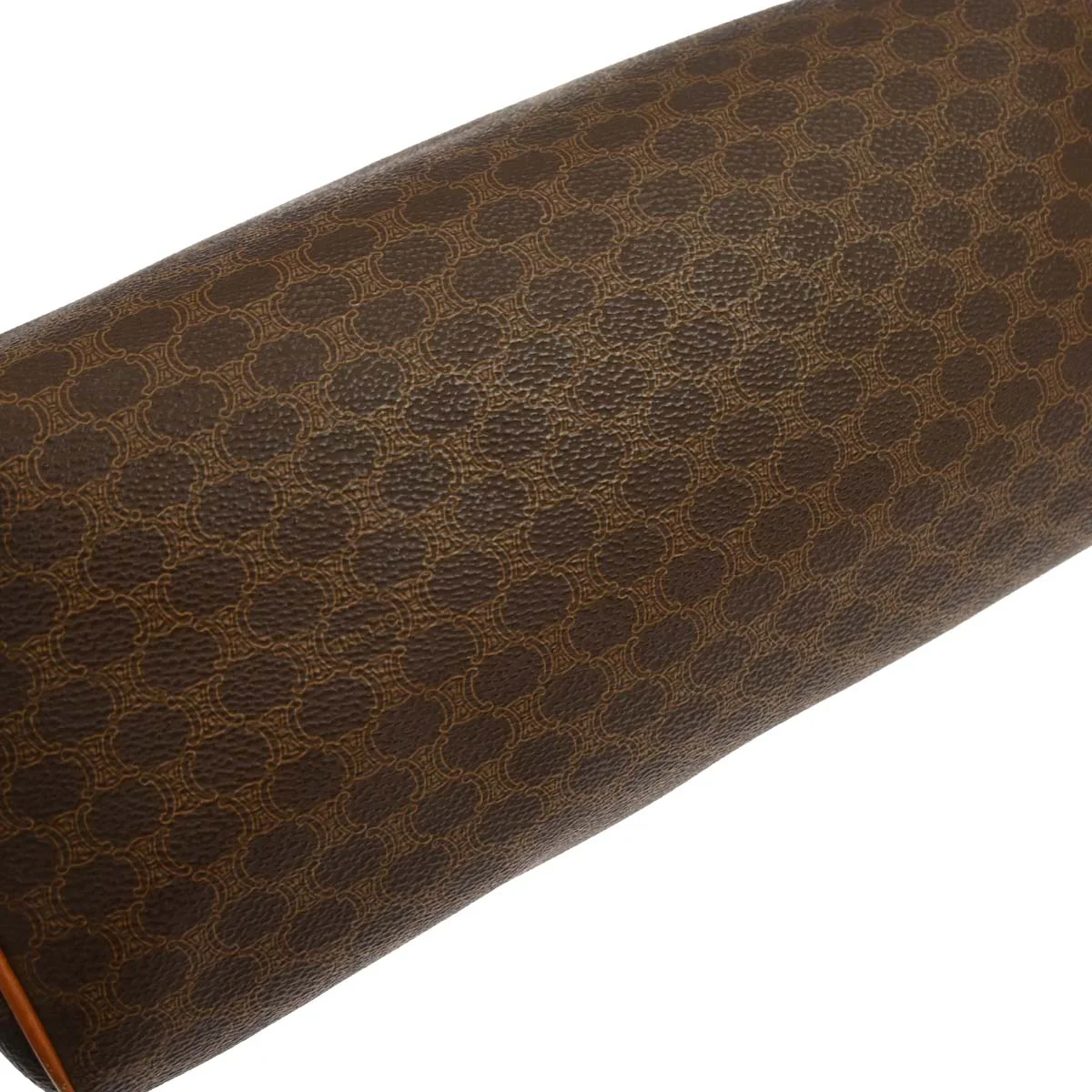 Celine Brown PVC Macadam Handbag - Image 7