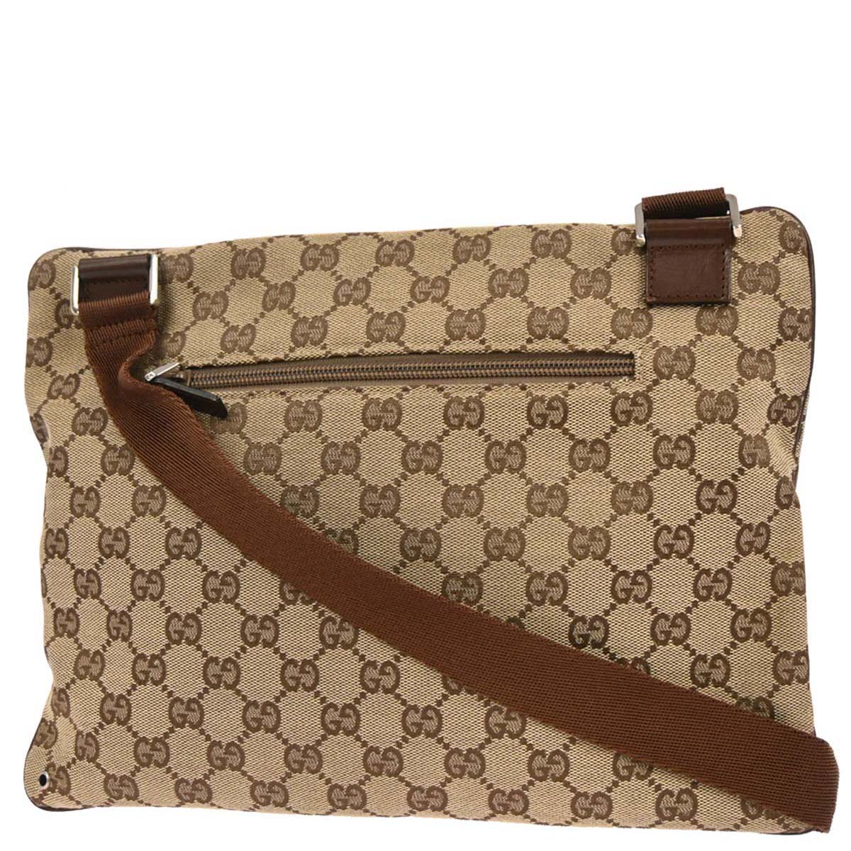 Gucci Beige Brown GG Shoulder Bag - Image 2