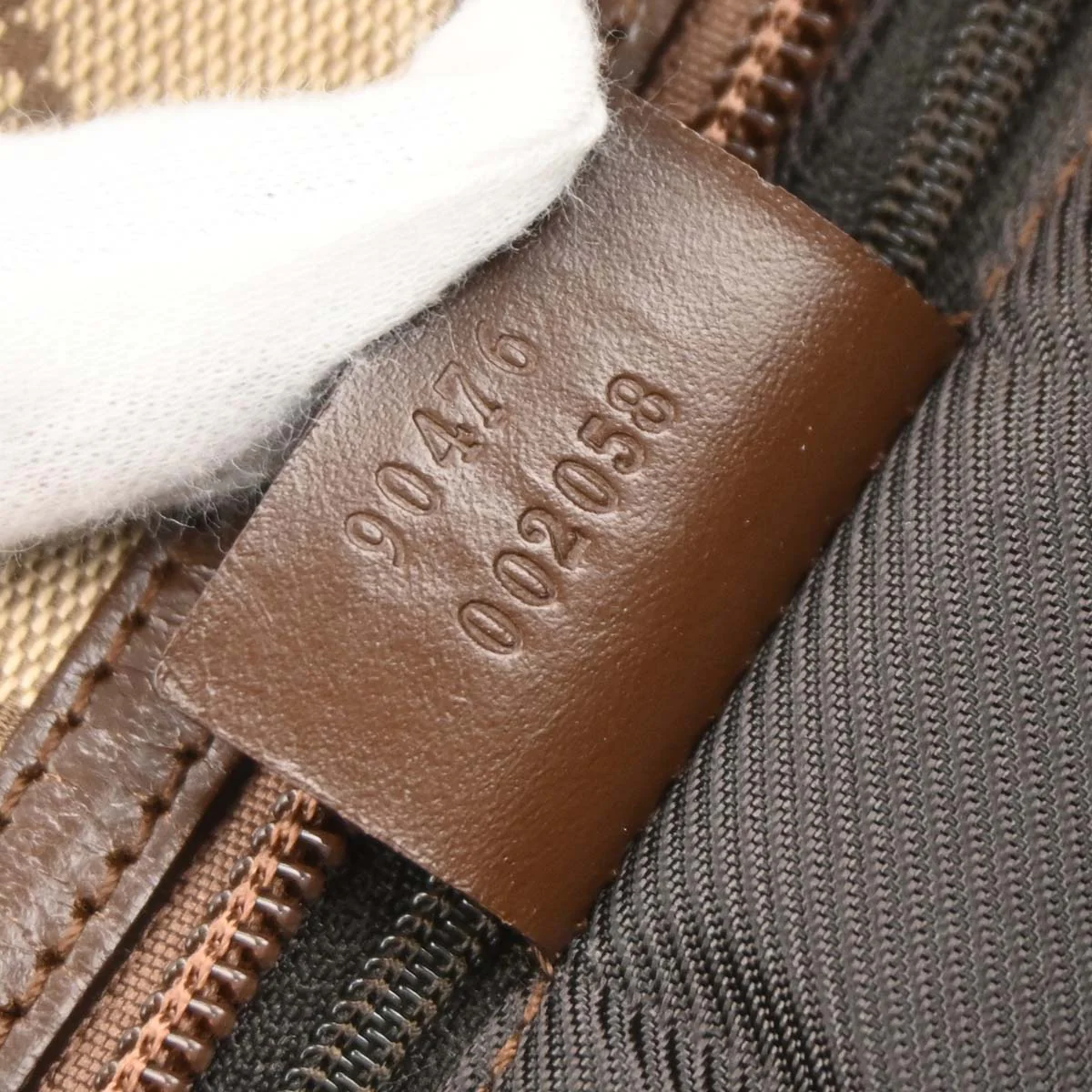 Gucci Beige Brown GG Shoulder Bag - Image 9