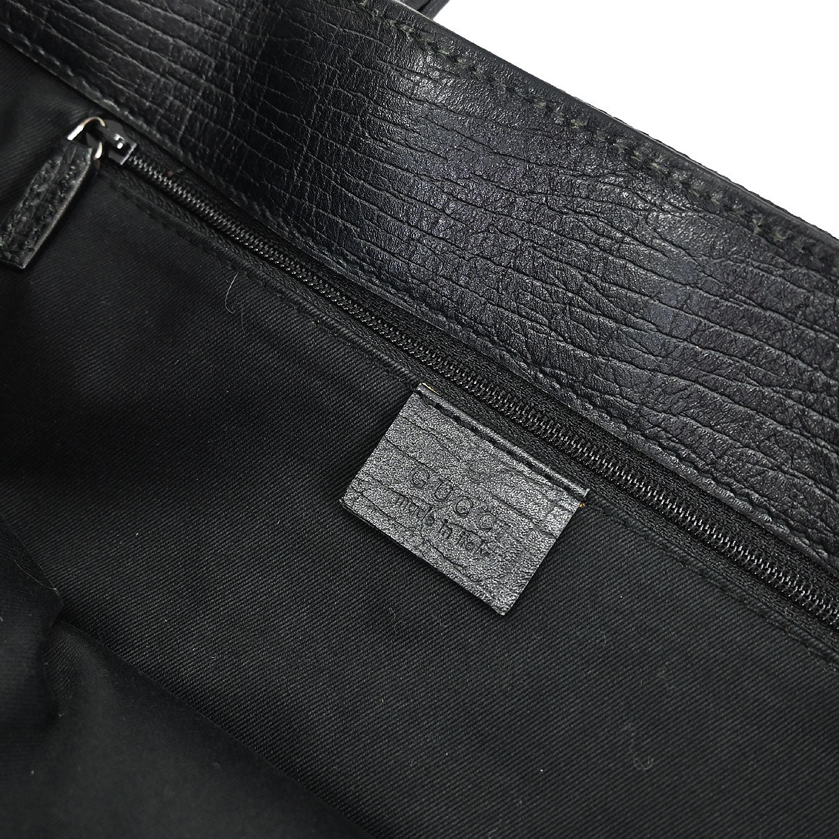 Gucci Black Canvas GG Tote Handbag - Image 9