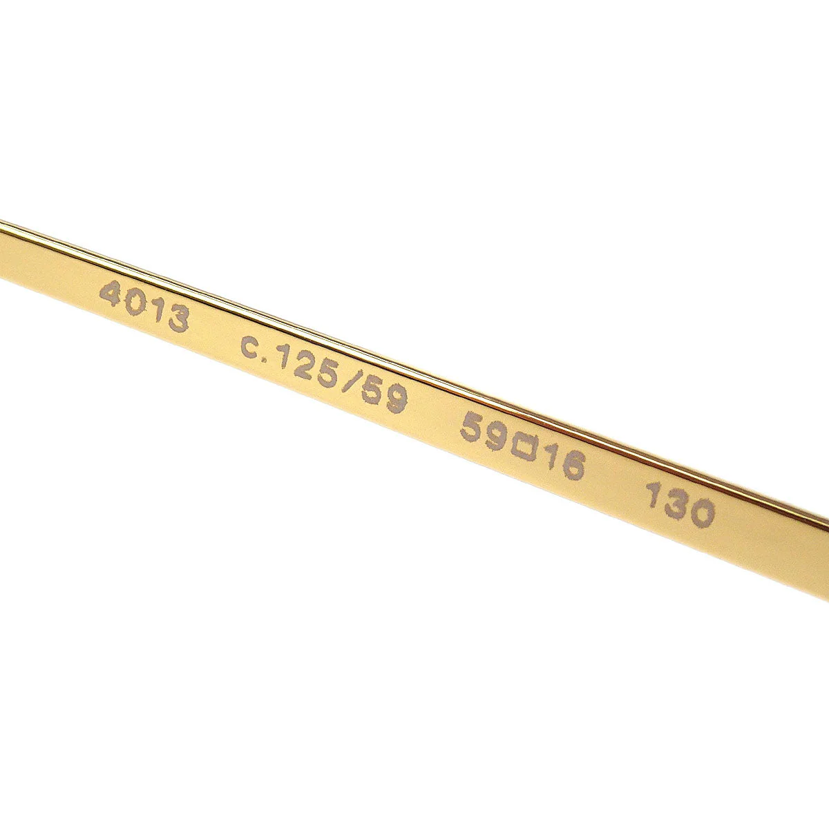 Chanel Sunglasses Eyewear Brown 59□16 Small Good - Image 3