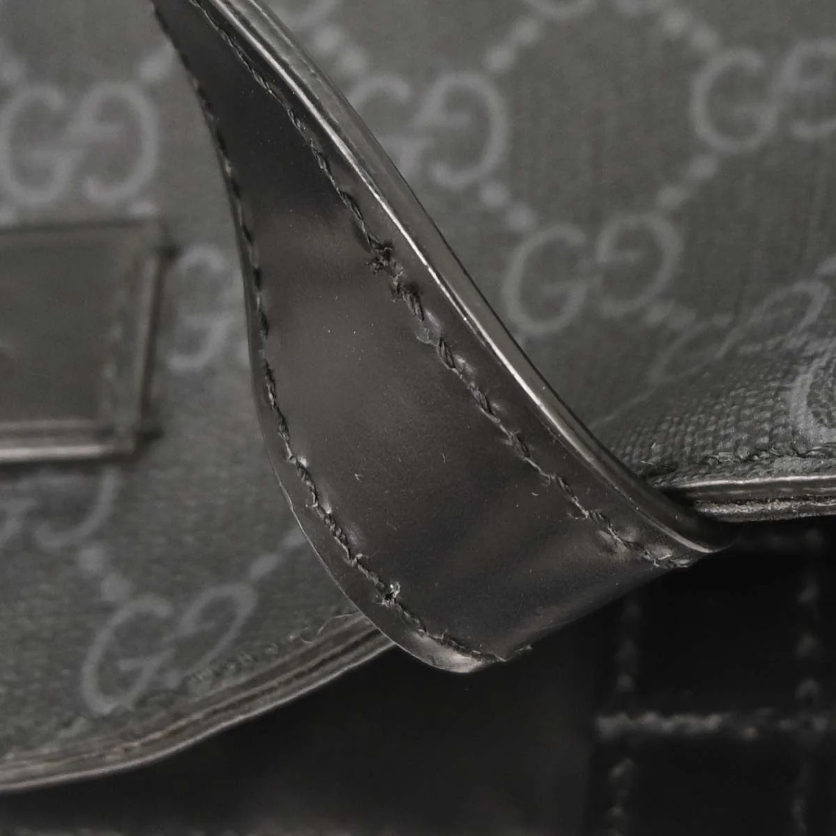 Gucci Black PVC GG Tote 2way Shoulder Handbag - Image 5