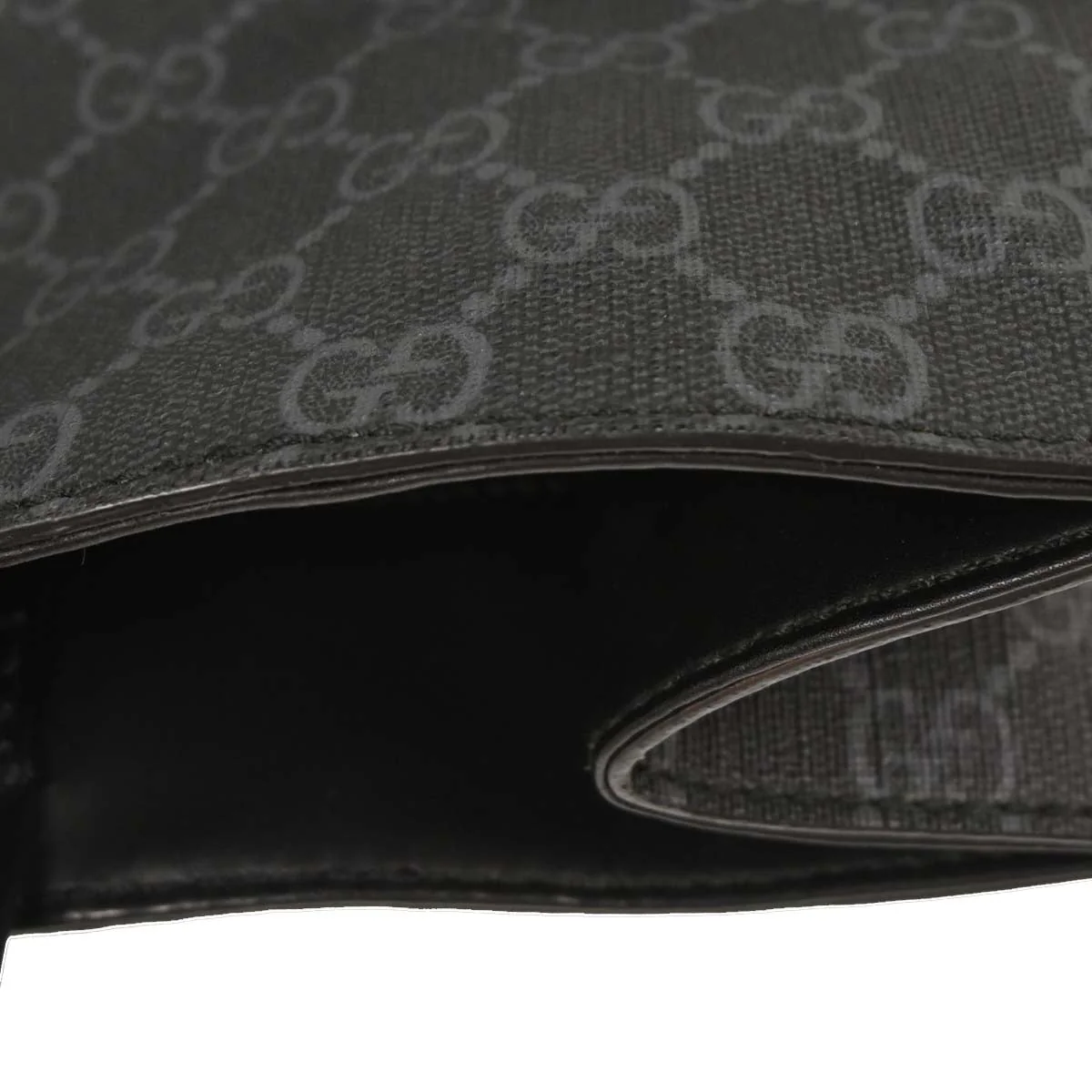 Gucci Black PVC GG Tote 2way Shoulder Handbag - Image 6