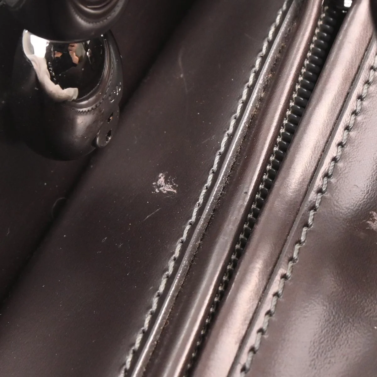 Christian Dior Gray Malice 2way Shoulder Handbag - Image 8
