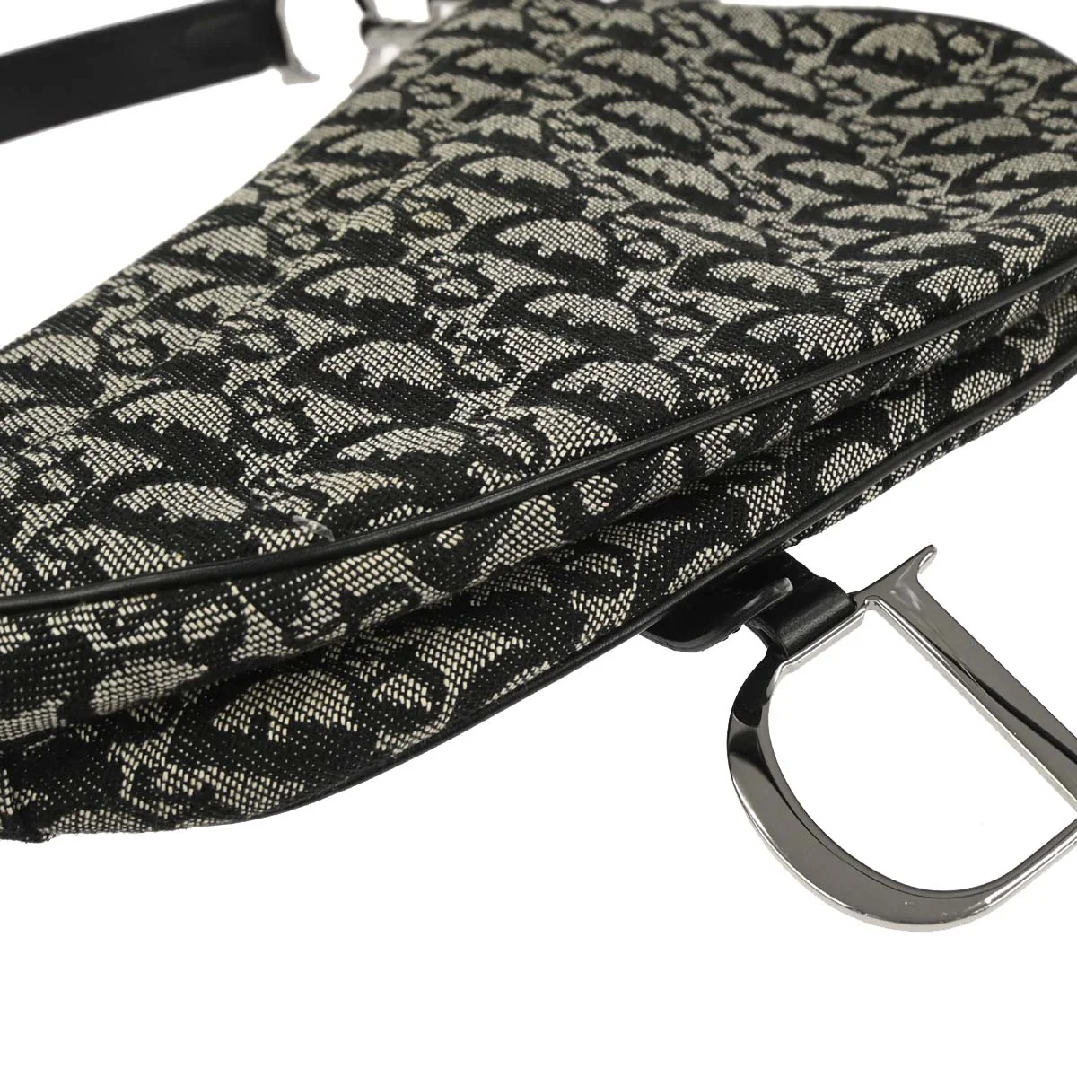 Christian Dior Black Trotter Saddle Handbag - Image 3