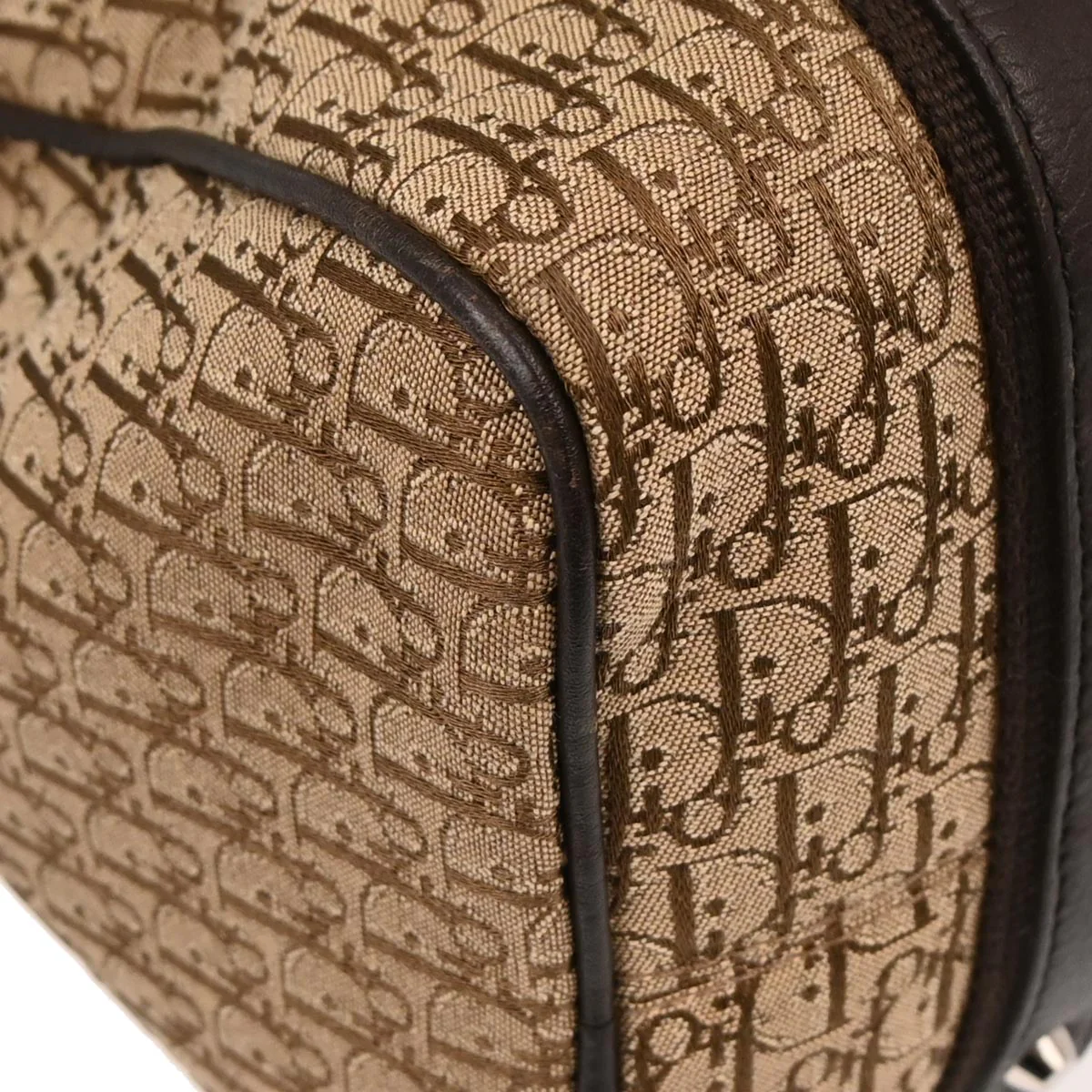 Christian Dior Brown Beige Street Chic Trotter Handbag - Image 5