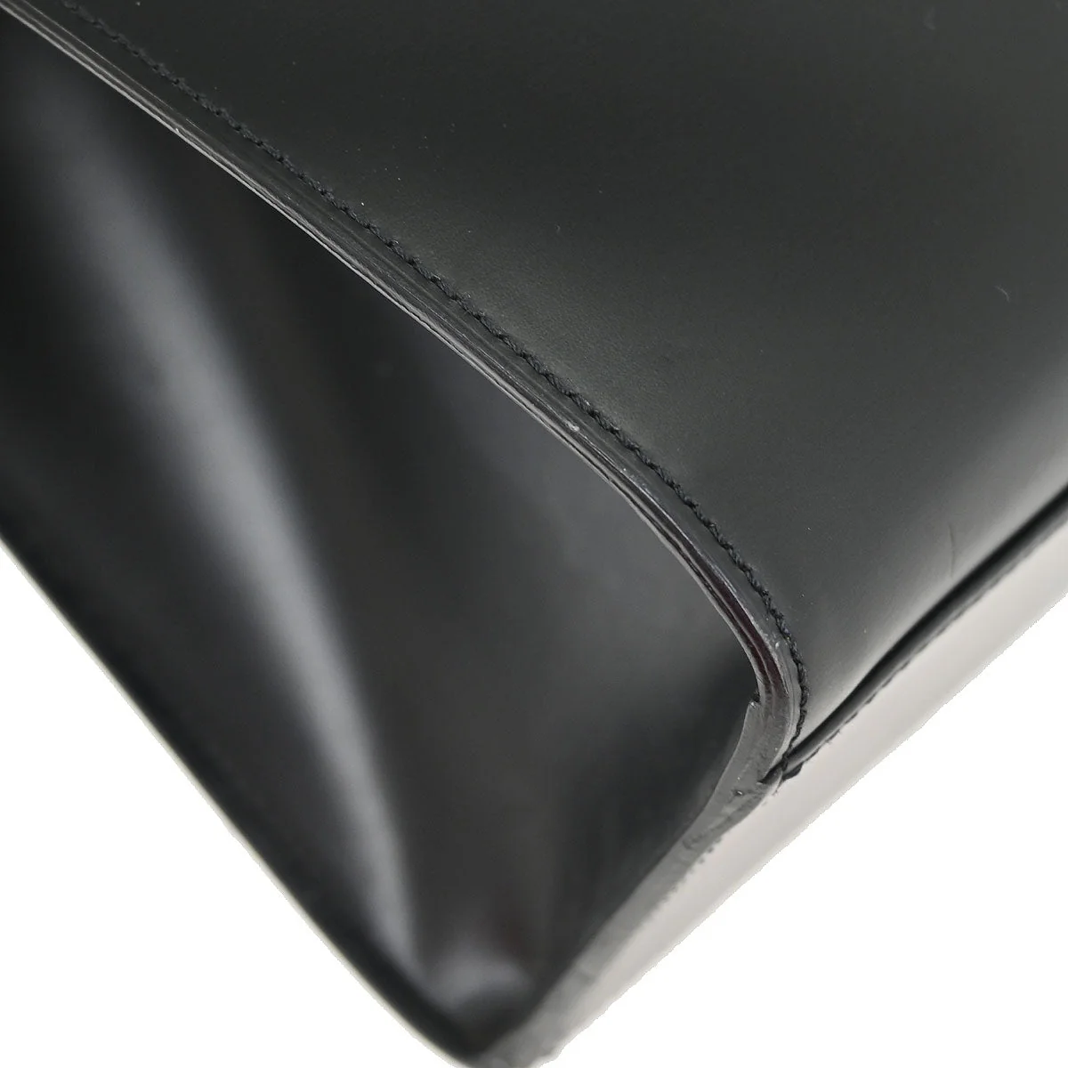 Cartier Black Leather Panthere Tote Handbag - Image 4