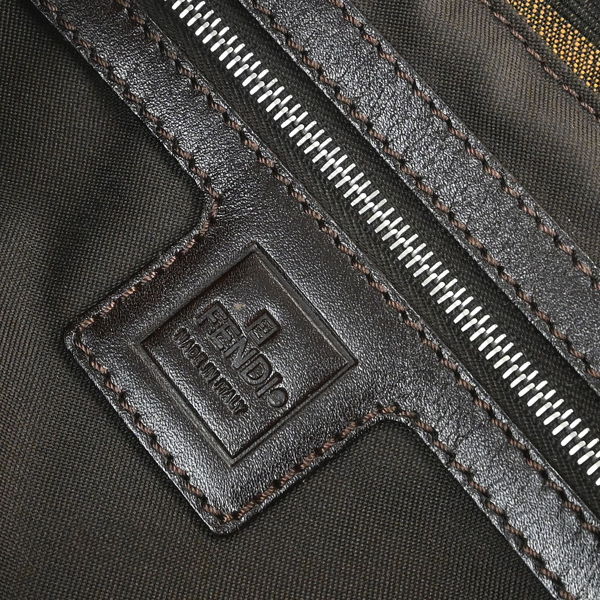 Fendi Brown Zucca Tote Handbag - Image 8