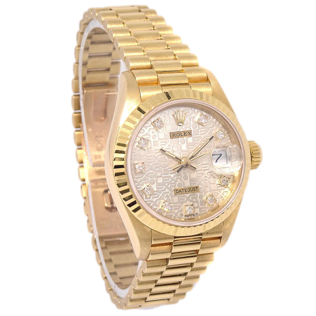 Rolex Oyster Perpetual Date 26mm Ref.69178 Self-winding Watch 18KYG - Image 2