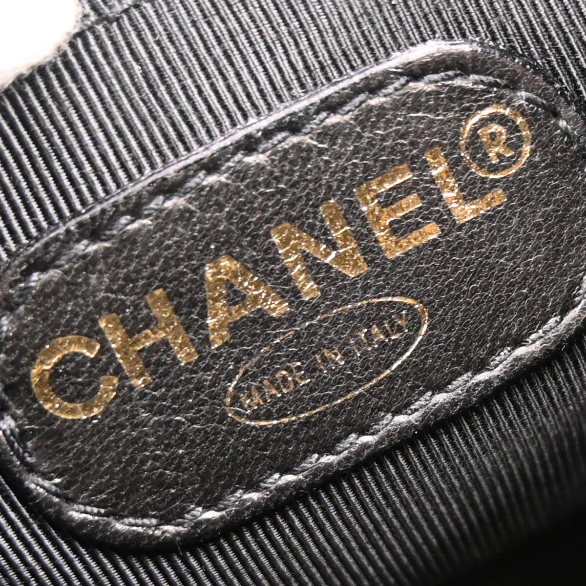 Chanel 1996-1997 Black Caviar Skin Triple CC Backpack - Image 9