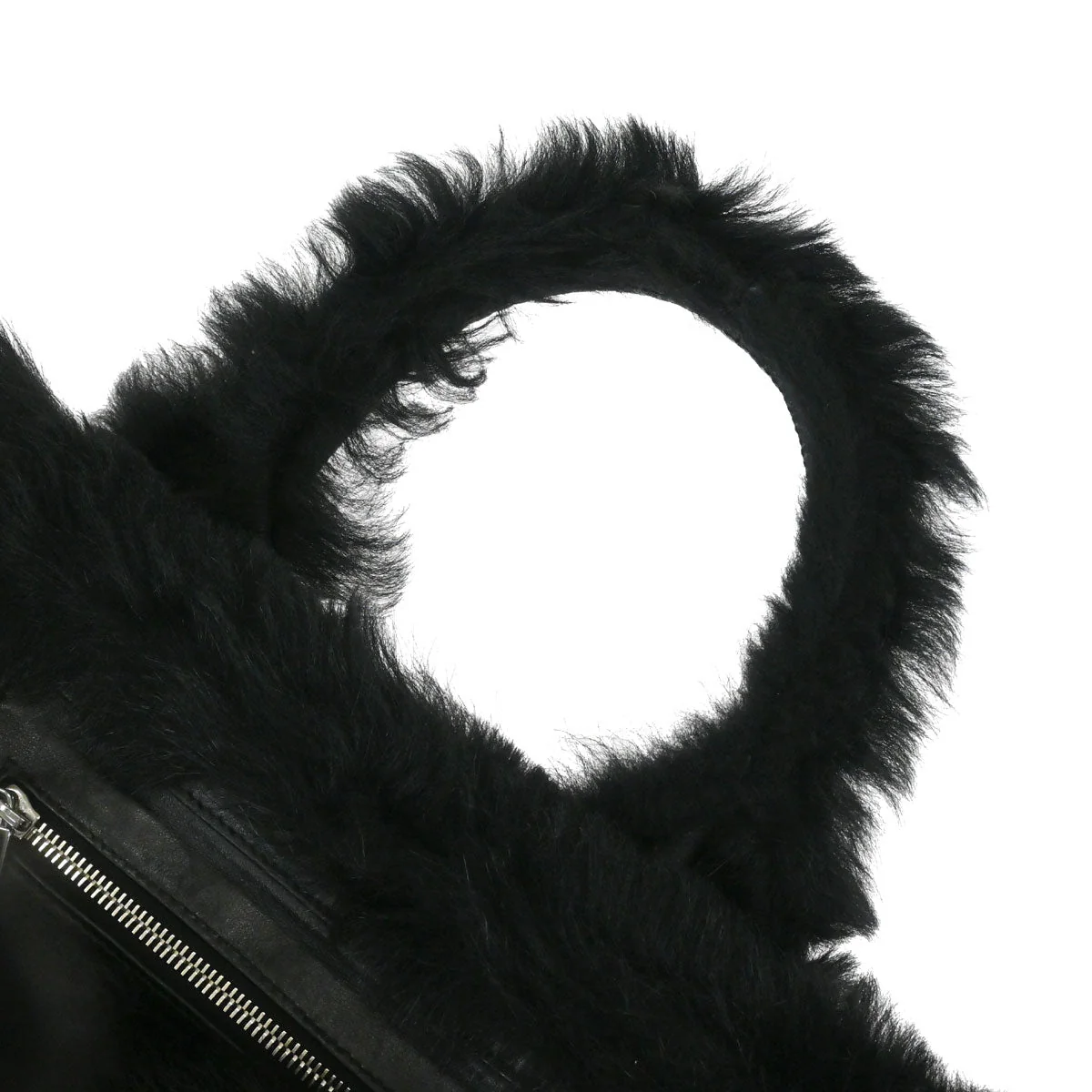 Chanel 2006-2008 Black Mouton Sport Line Tote Handbag - Image 4