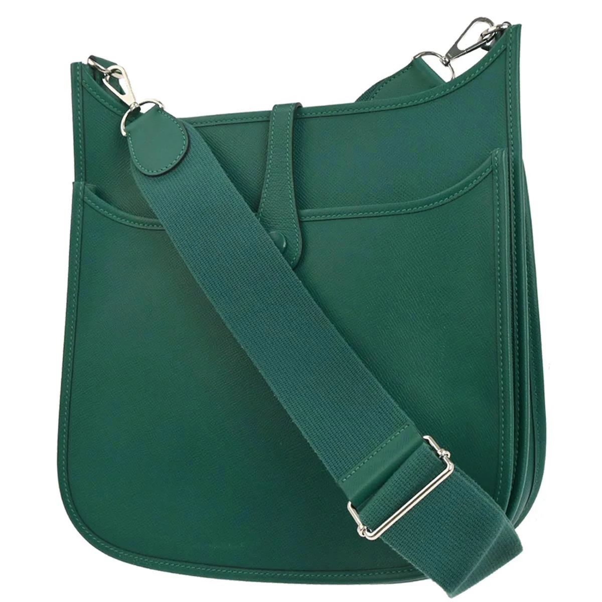 Hermes Malachite Epsom Evelyne 3 29 PM Shoulder Bag - Image 2
