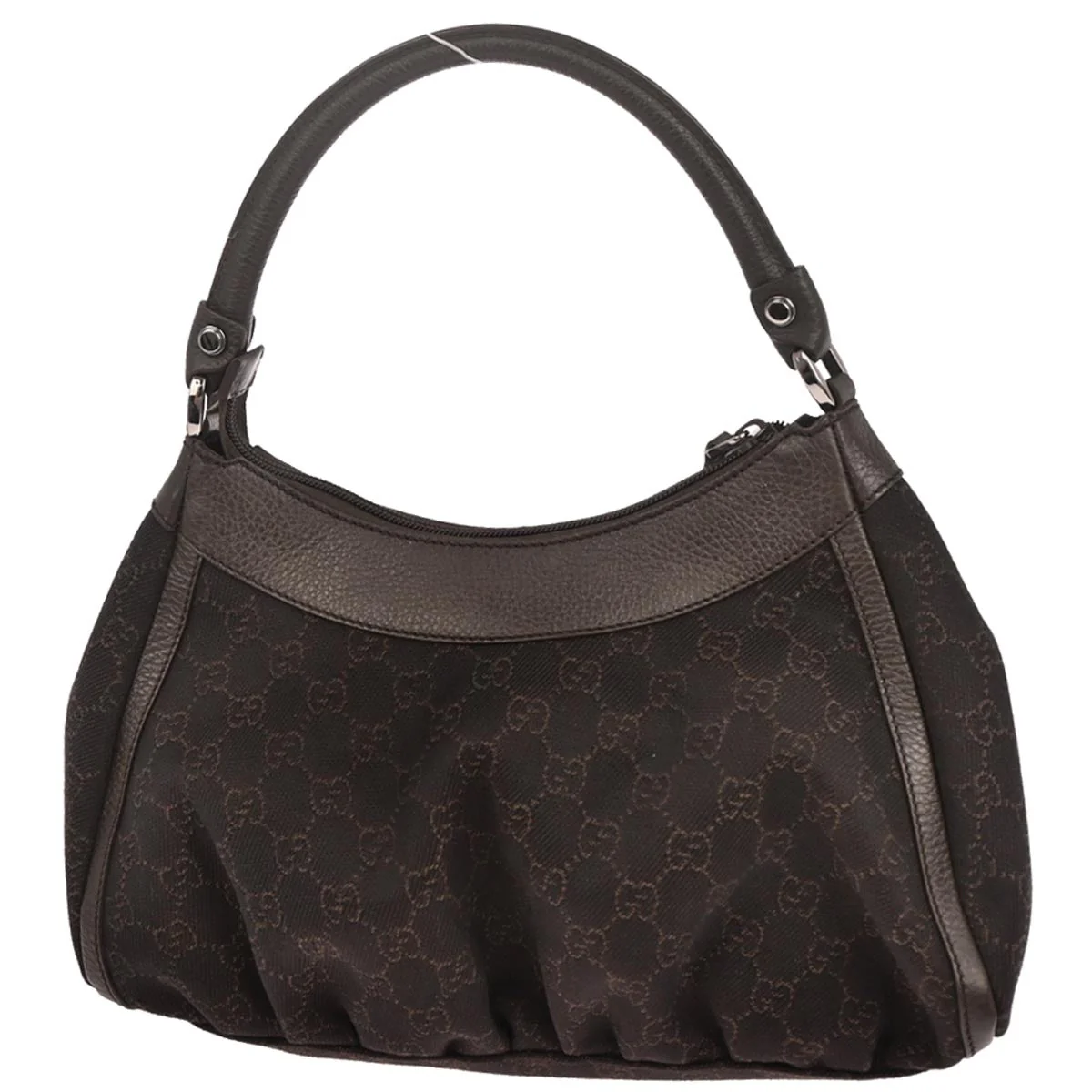 Gucci Brown Canvas GG Abbey D Ring Handbag - Image 2