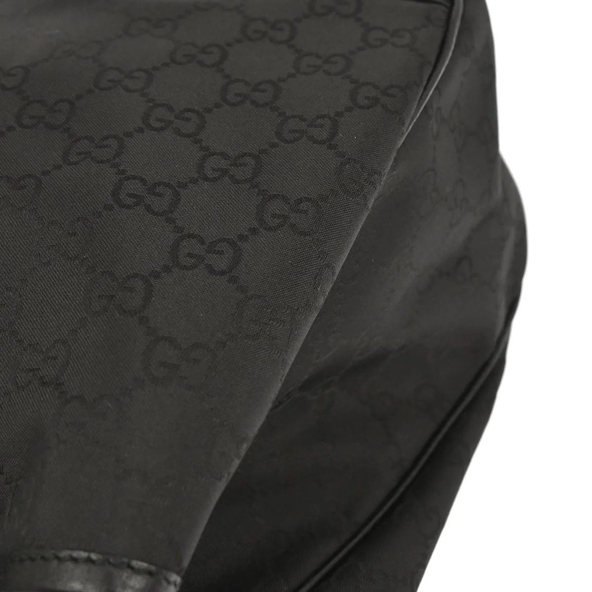 Gucci Black Canvas GG Tote Handbag - Image 4