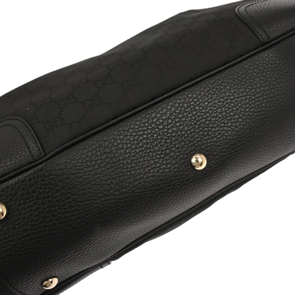 Gucci Black Canvas GG Tote Handbag - Image 6
