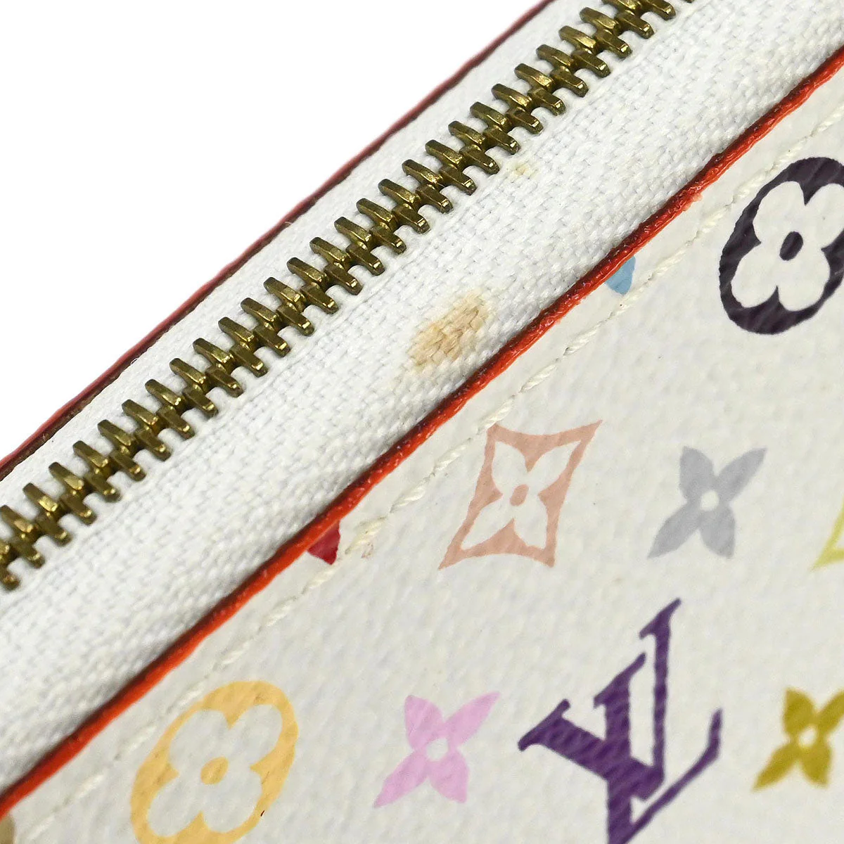 Louis Vuitton 2008 White Multicolor Zippy Wallet M66548 - Image 4
