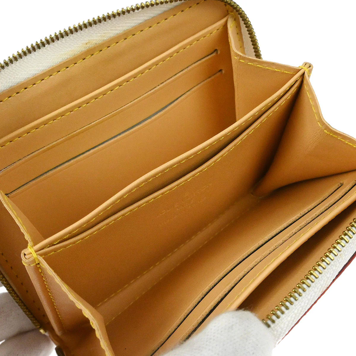 Louis Vuitton 2008 White Multicolor Zippy Wallet M66548 - Image 5