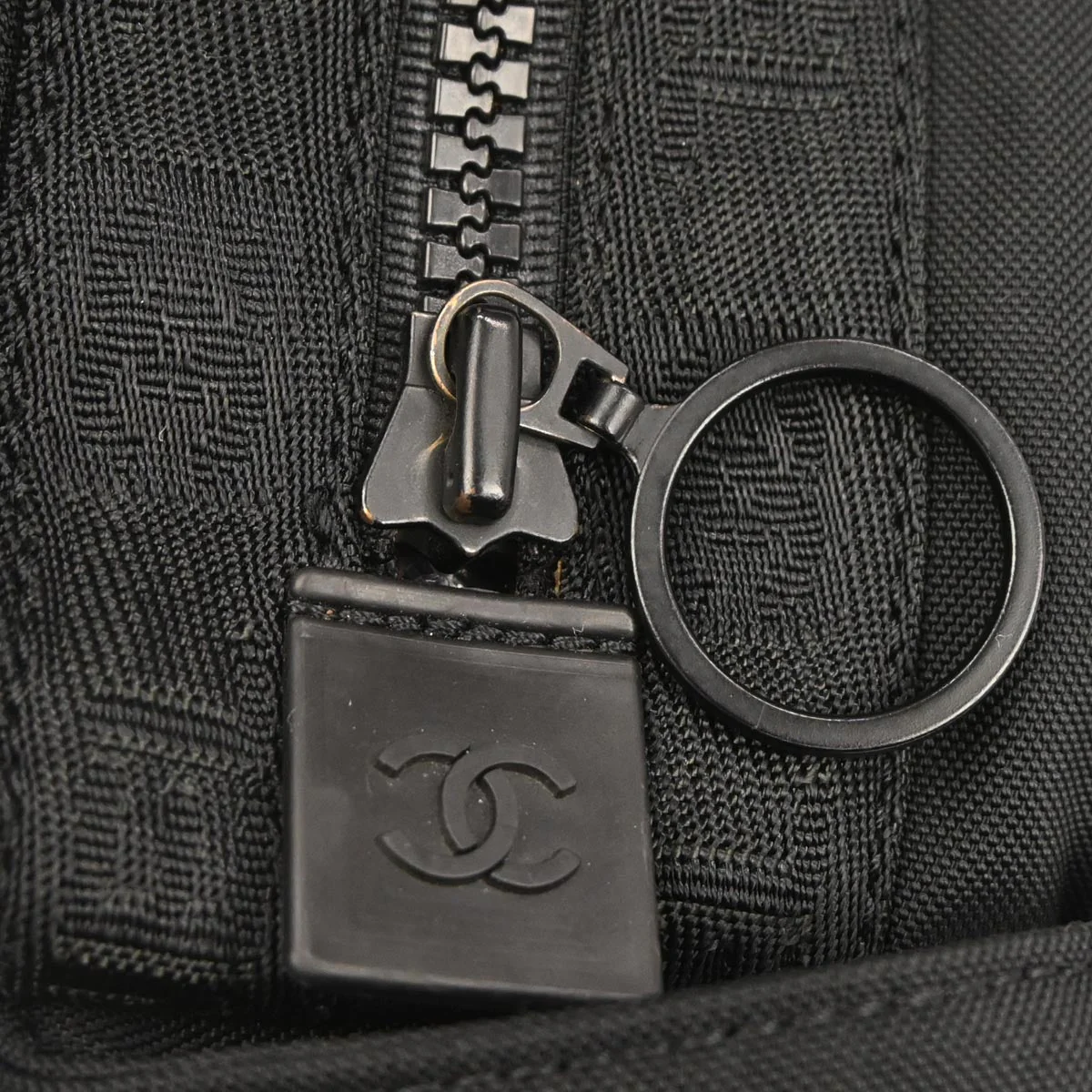 Chanel 2002-2003 Black Canvas Sport Line Waist Bum Bag - Image 6