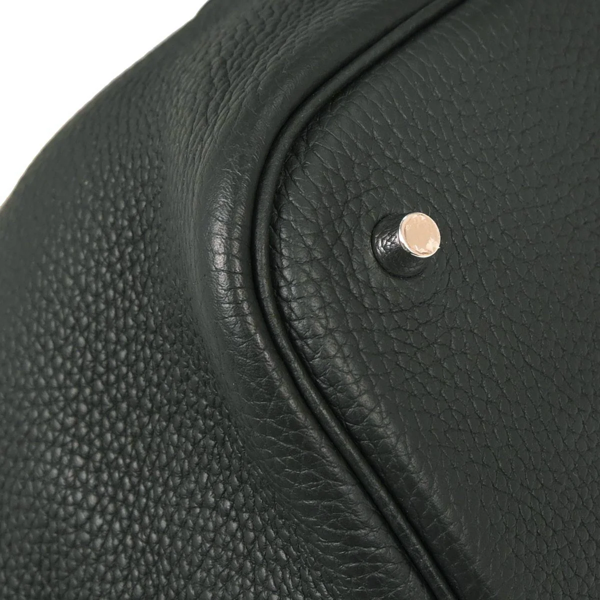Hermes Vert Anglais Taurillon Clemence Picotin Lock 26 GM Handbag - Image 5