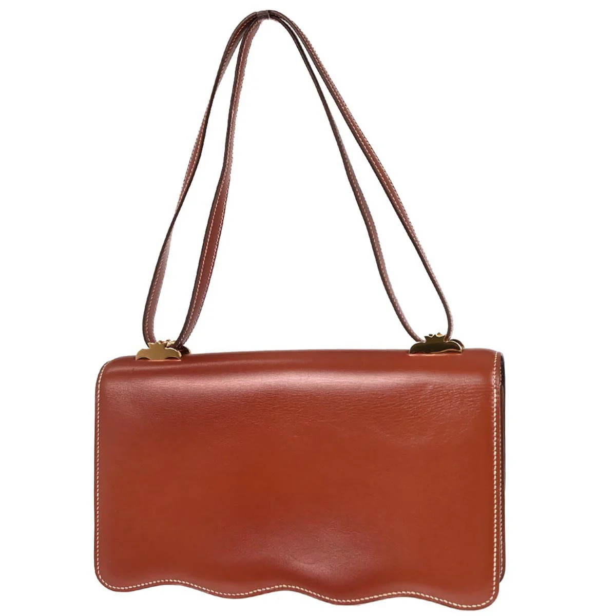 Hermes Brick Box Calf Palm Angels Shoulder Bag - Image 2