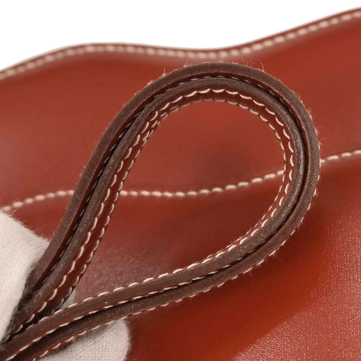 Hermes Brick Box Calf Palm Angels Shoulder Bag - Image 3
