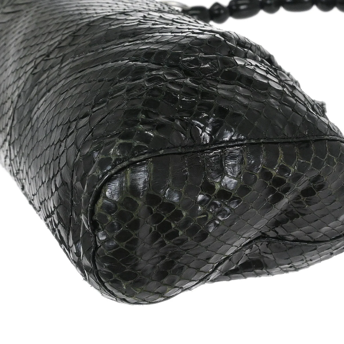 Christian Dior * Black Python Malice Handbag - Image 3