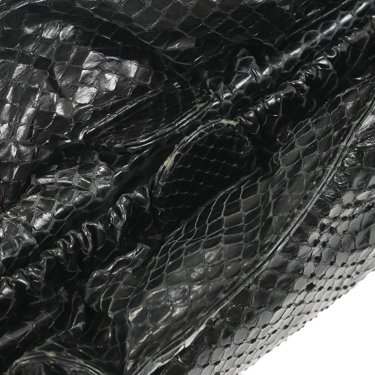 Christian Dior * Black Python Malice Handbag - Image 6