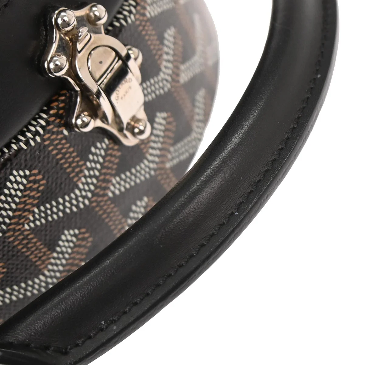 Goyard Black Alto Hatbox Trunk Bag 2way Shoulder Handbag - Image 5