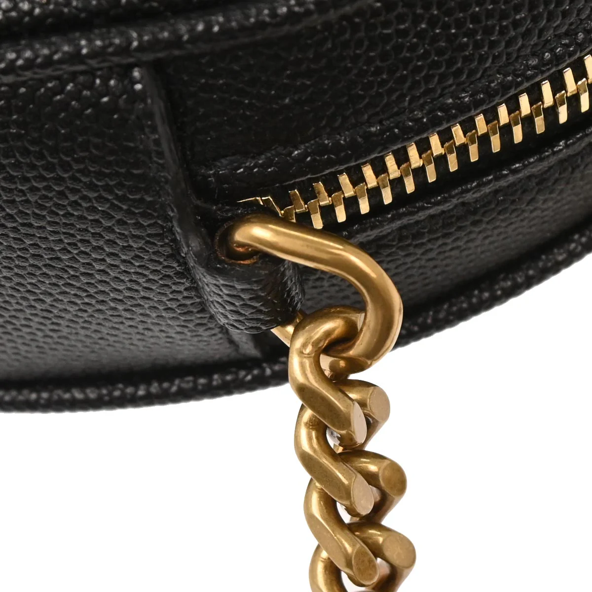 Saint Laurent Black Calfskin Vinyle Shoulder Bag - Image 3
