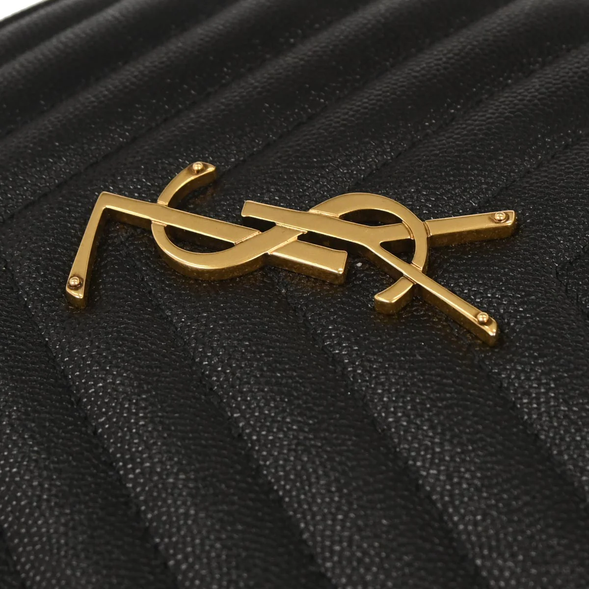Saint Laurent Black Calfskin Vinyle Shoulder Bag - Image 4