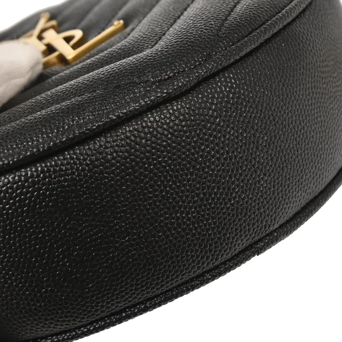 Saint Laurent Black Calfskin Vinyle Shoulder Bag - Image 5