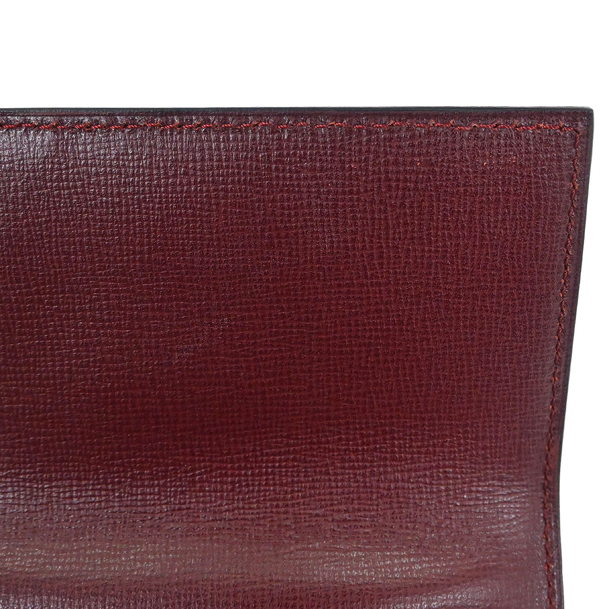 Cartier Bordeaux Leather Must de Cartier Clutch Bag - Image 8