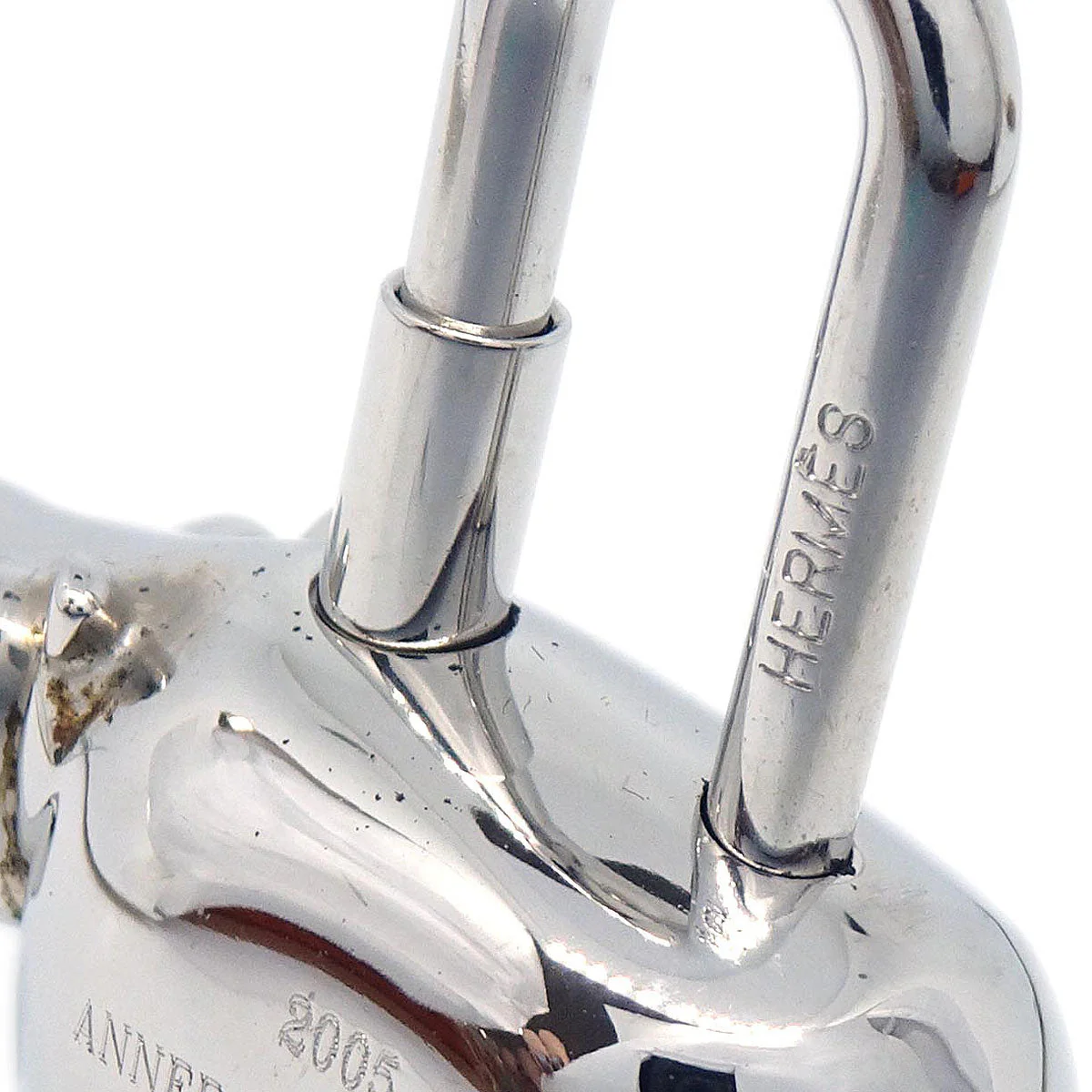 Hermes 2005 Annee Des Fleuves Cadena Silver Small Good - Image 4