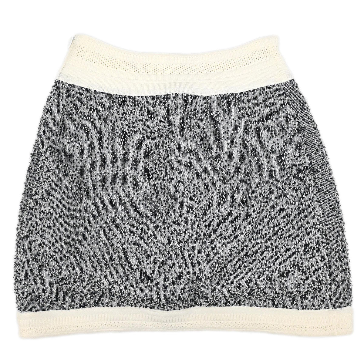 Chanel 2016 Skirt Tweed Gray #36 - Image 2