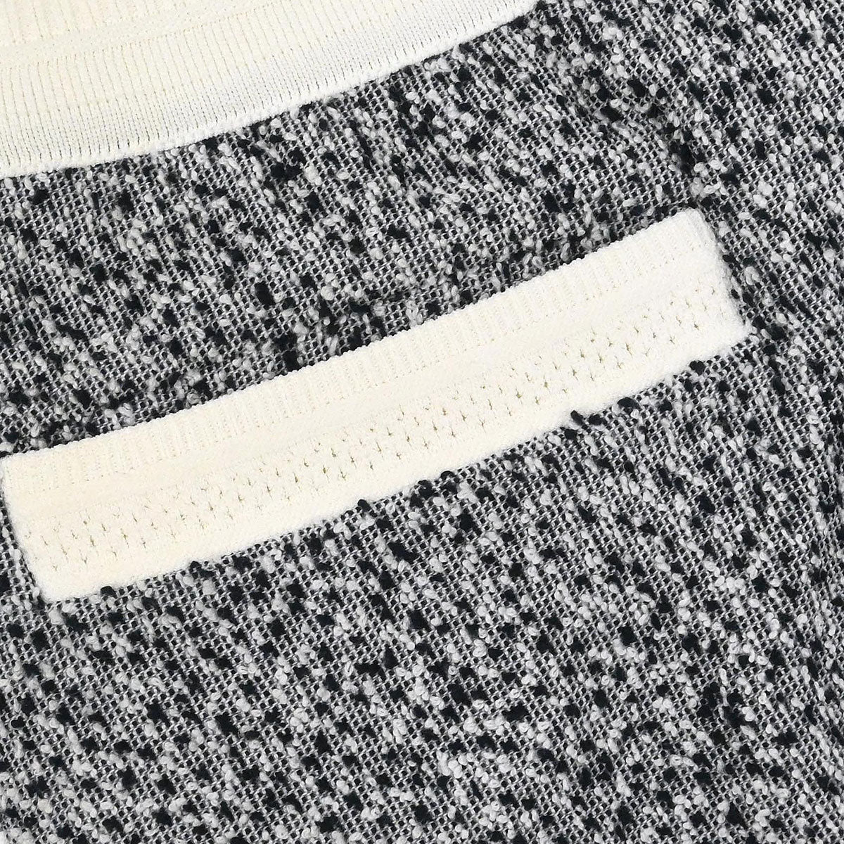 Chanel 2016 Skirt Tweed Gray #36 - Image 4