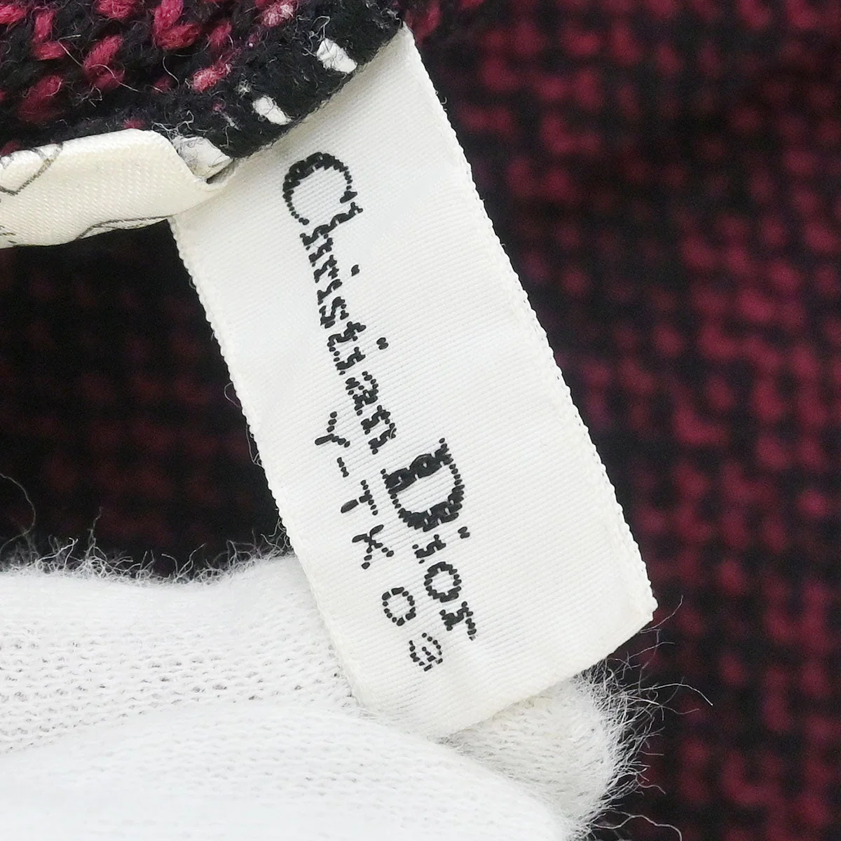 Christian Dior Top Sweater Trotter Black Pink #M - Image 10