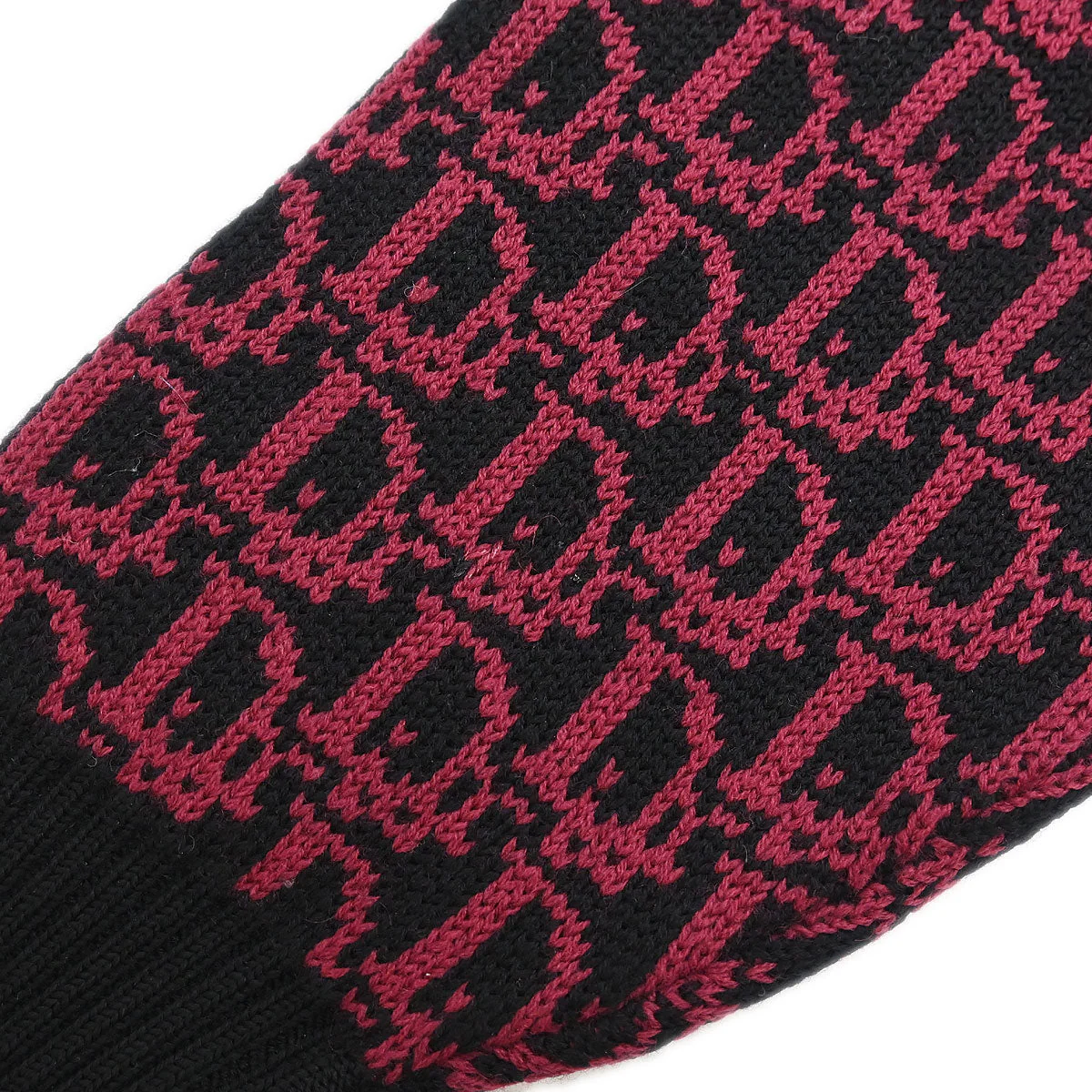 Christian Dior Top Sweater Trotter Black Pink #M - Image 5