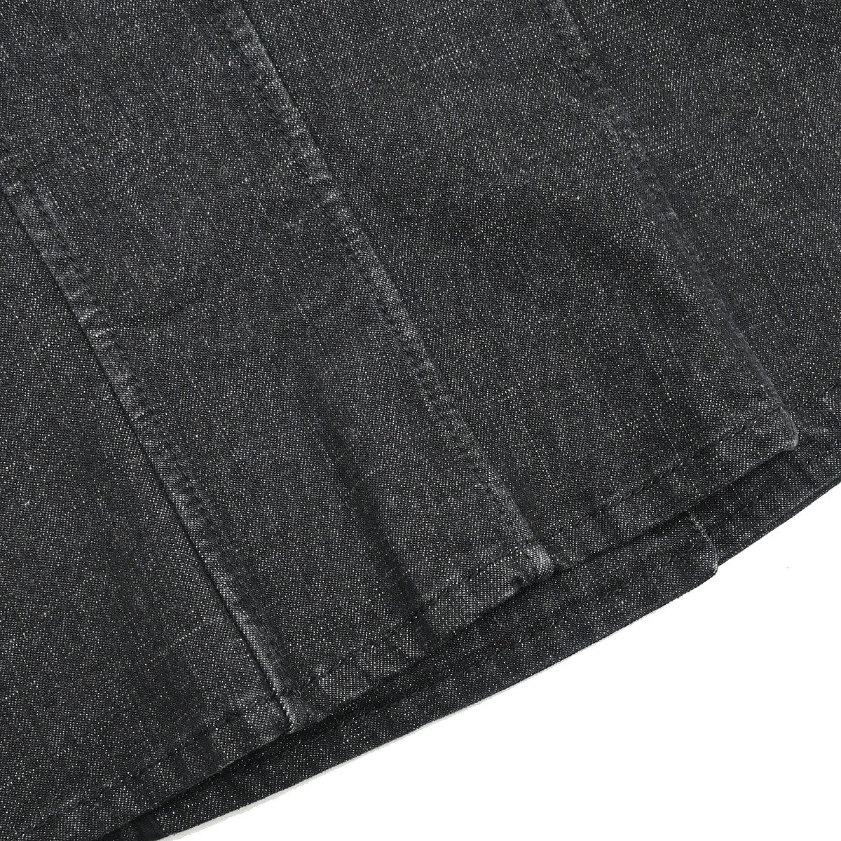 Chanel 2003 Single Breasted Denim Jacket Black #36 - Image 6