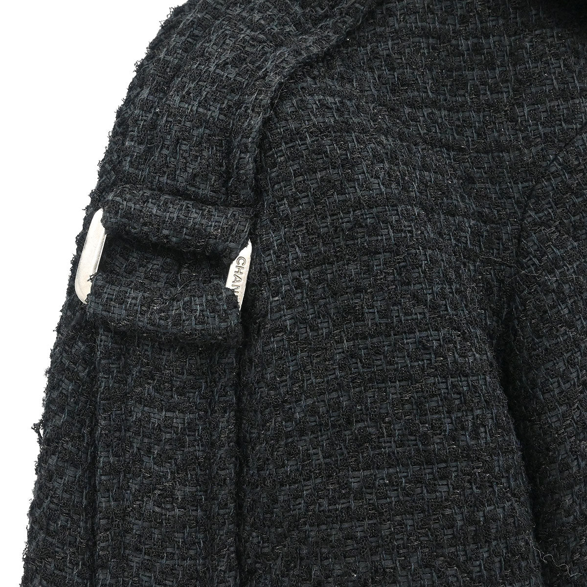 Chanel 2008 Single Breasted Jacket Black #38 - Image 3