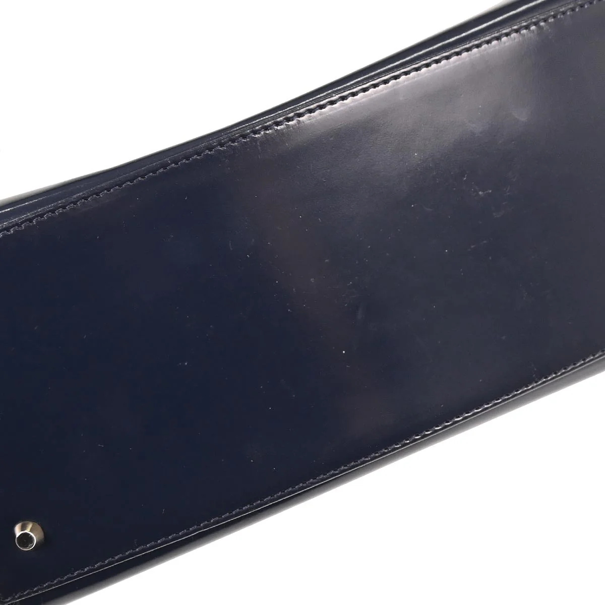 Christian Dior Navy Patent Leather Medium Lady Dior 2way Shoulder Handbag - Image 7